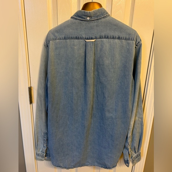 Acne Studios Men’s Denim Long Sleeve Button Down, Classic Fit, Size 52 EU/XL - Picture 4 of 7